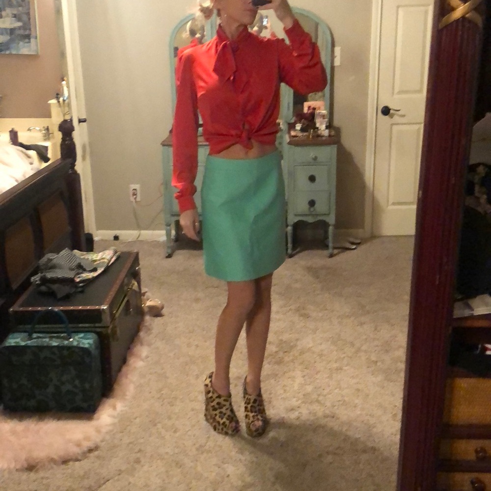 Minty J CREW skirt